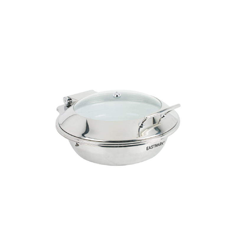 Round trans lucent chafing dish
