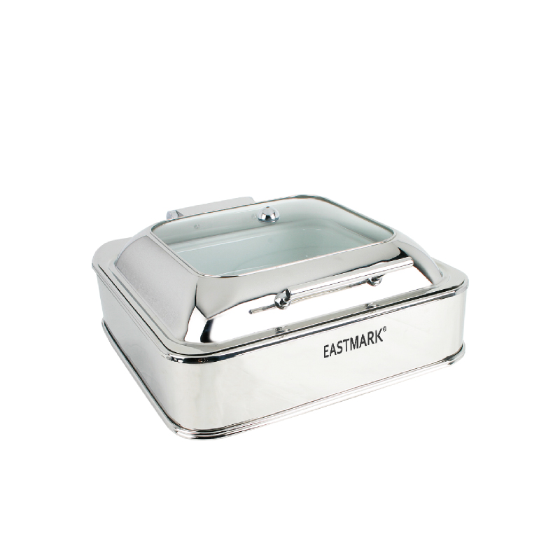 Square trans lucent chafing dish